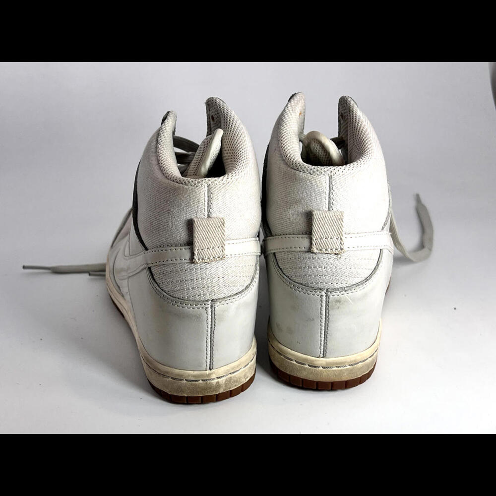 Nike Womens Dunk Sky Hi Essential‎ 644877 White Basketball Shoes Sneakers Sz 7 - Picture 2 of 9
